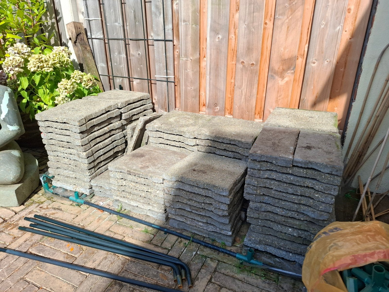 Gebruikte balkon dakterras tegels 30x30., Ophalen, Gebruikt, 10 m² of meer, Beton