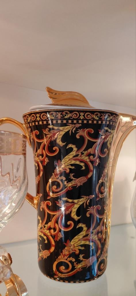 Prachtig Versace theeservies - Medusa Barocco stijl, Ophalen of Verzenden, Zo goed als nieuw, Overige stijlen, Kop(pen) en/of Schotel(s)
