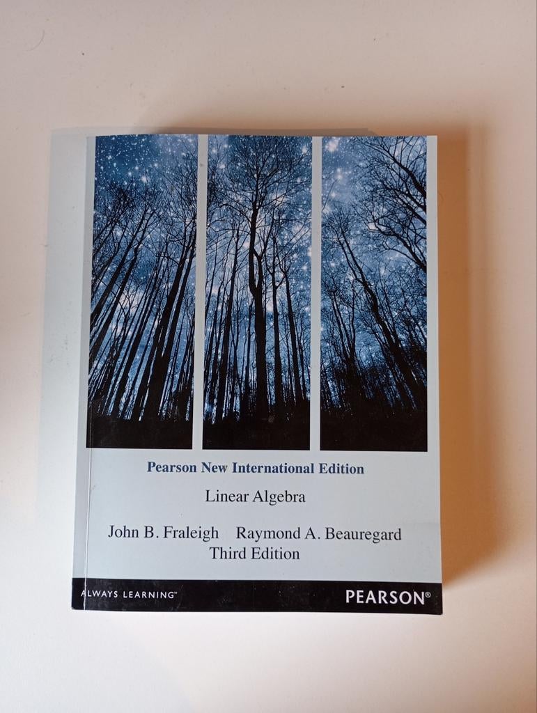 Lineaire Algebra - John B. Fraleigh, Raymond A. Beauregard, Ophalen of Verzenden, John B. Fraleigh, Raymond A. Beauregard, Beta