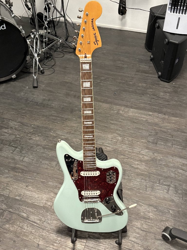 Squier CV 70s Jaguar LRL SFG, Ophalen, Zo goed als nieuw, Solid body, Overige merken