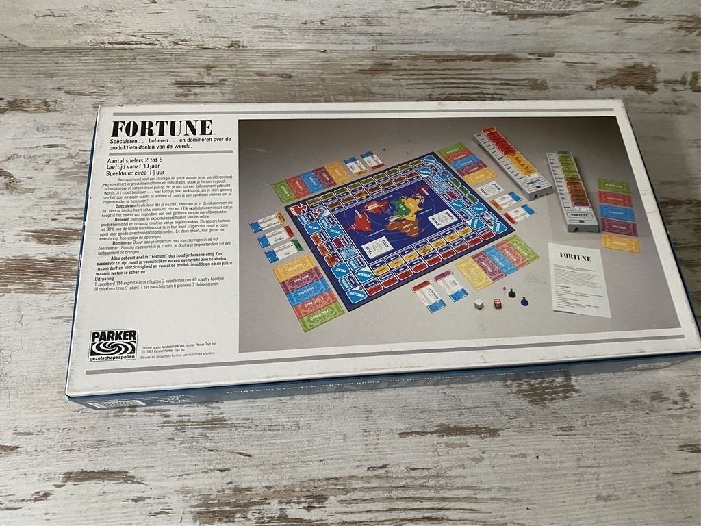Fortune versie van Parker [s400], Hobby en Vrije tijd, Gezelschapsspellen | Bordspellen, Verzenden, Zo goed als nieuw