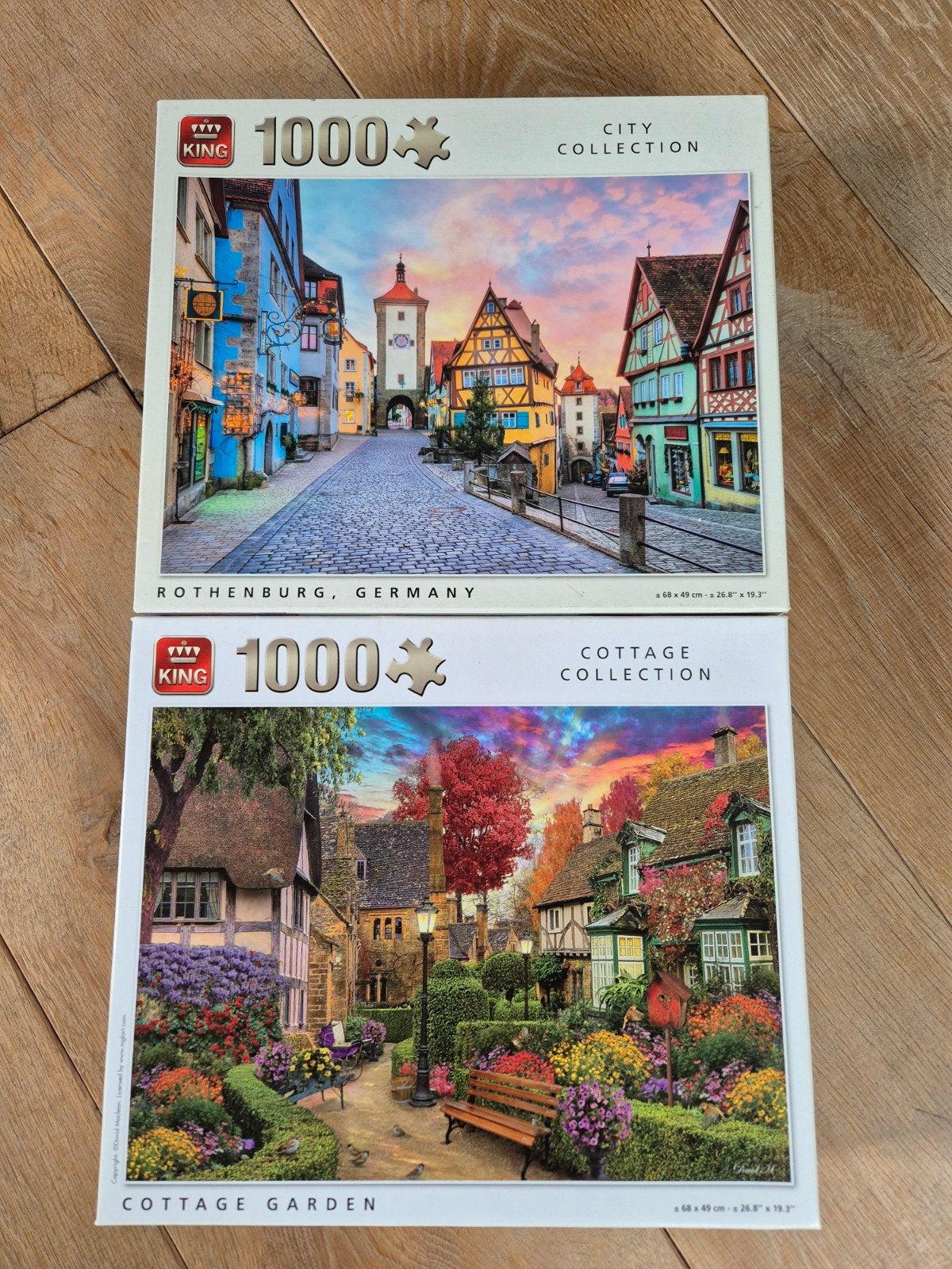 King puzzels, Ophalen of Verzenden, 500 t/m 1500 stukjes, Zo goed als nieuw