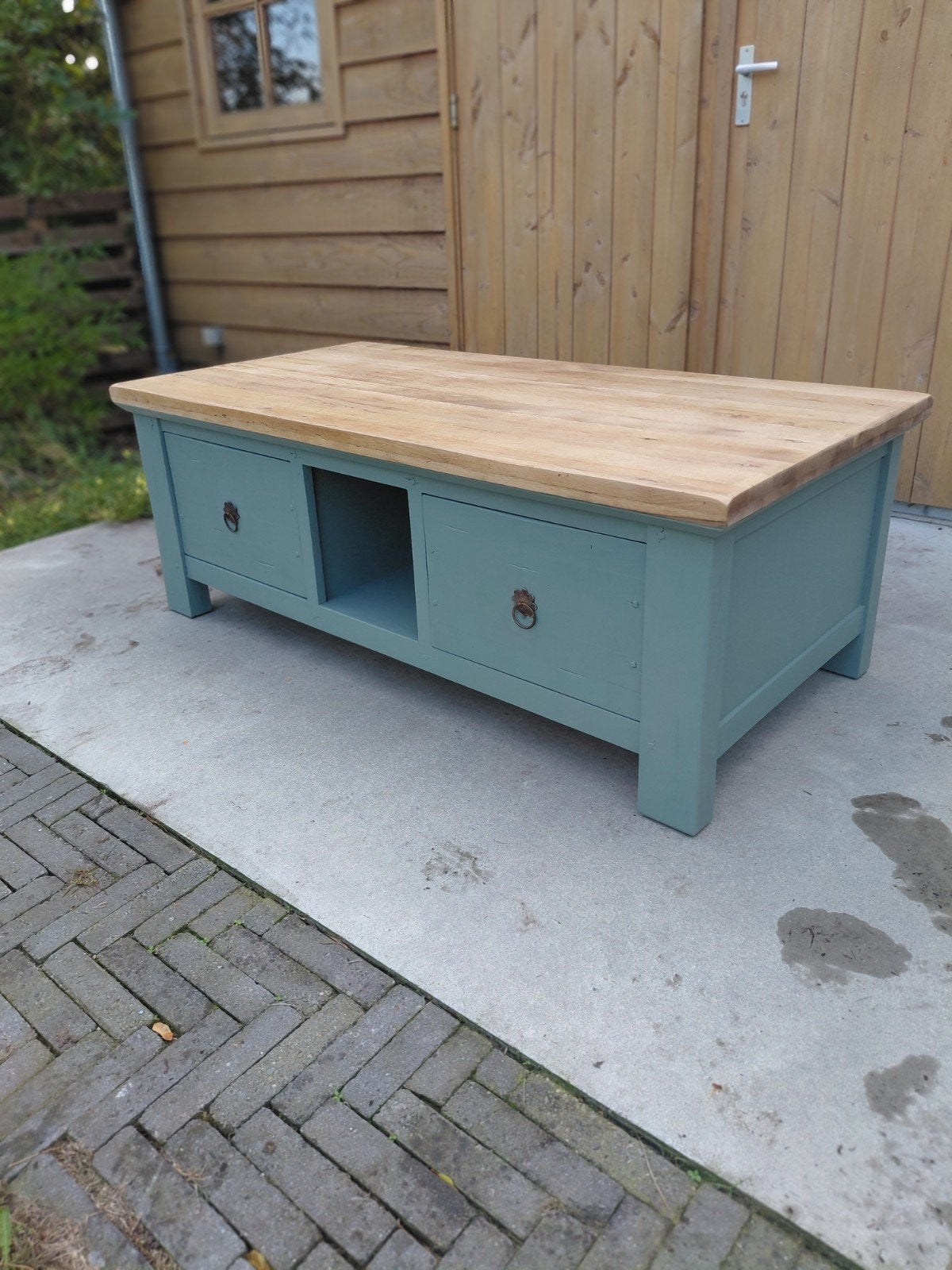 tvkast degelijk en zwaar, Ophalen, 100 tot 150 cm, Zo goed als nieuw, Minder dan 100 cm