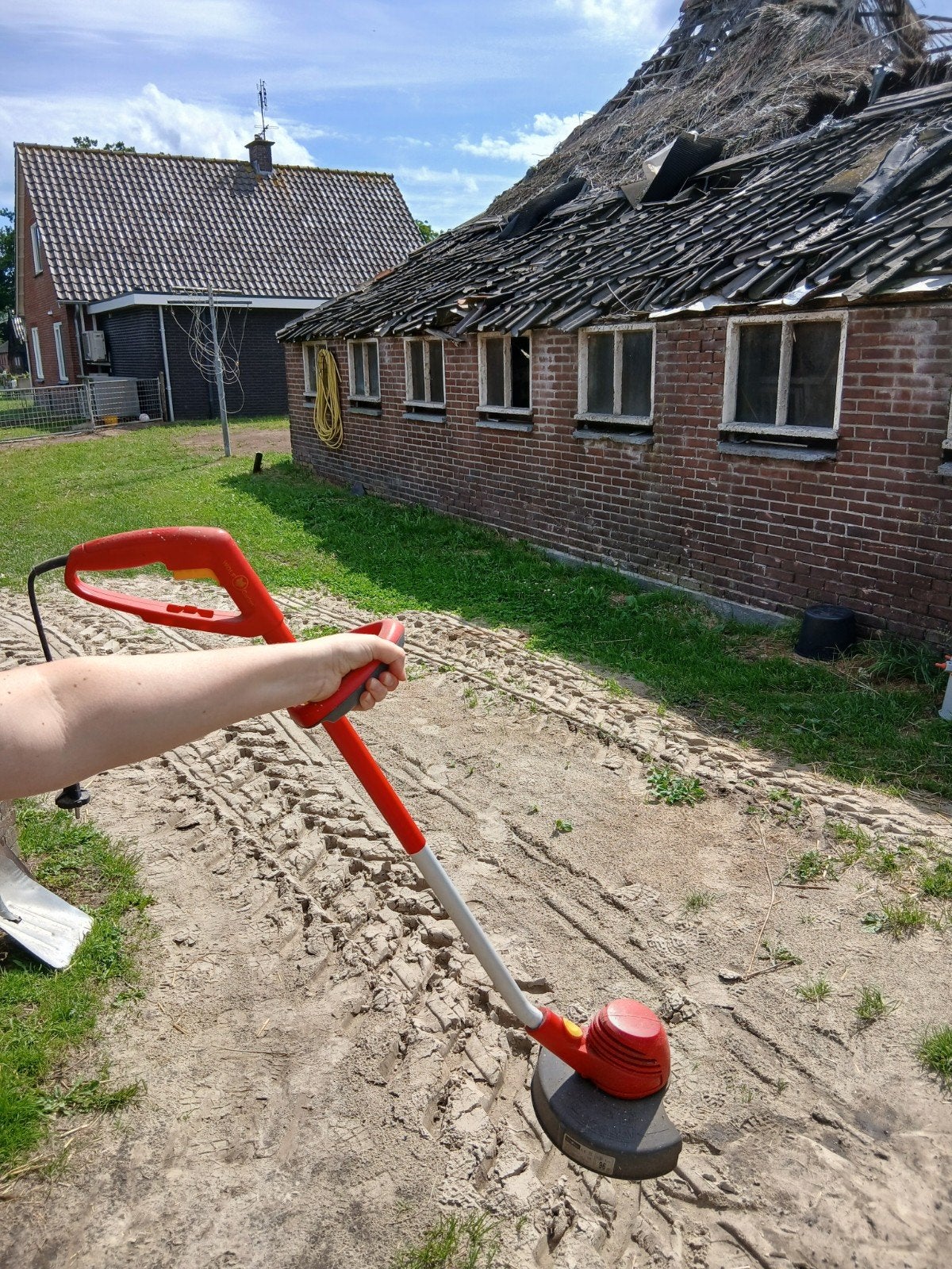 Grastrimmer, Ophalen of Verzenden, Gebruikt, Elektrisch