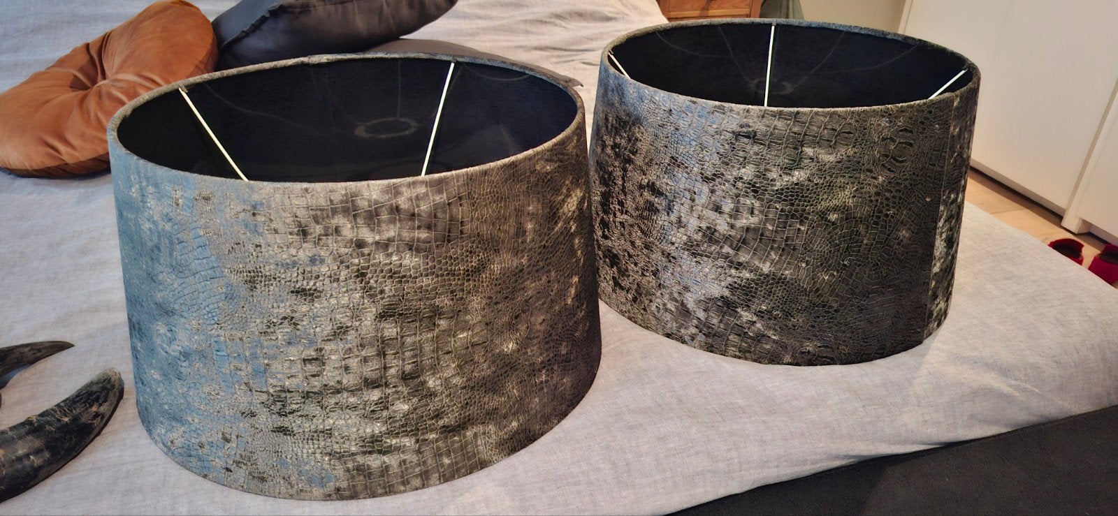 2 Grote Lampenkappen Light&Living 40x46, Ophalen, Overige typen, Rond, Zo goed als nieuw
