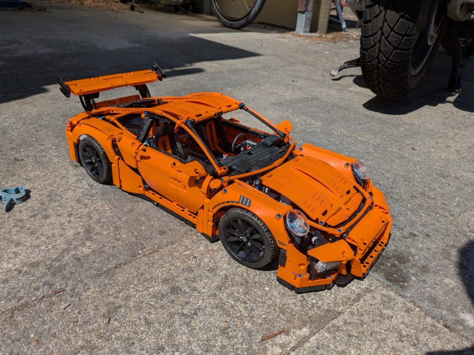 Lego Porsche 911 GT3 RS 42056, Kinderen en Baby's, Ophalen, Inclusief instructies, Lego, Zo goed als nieuw