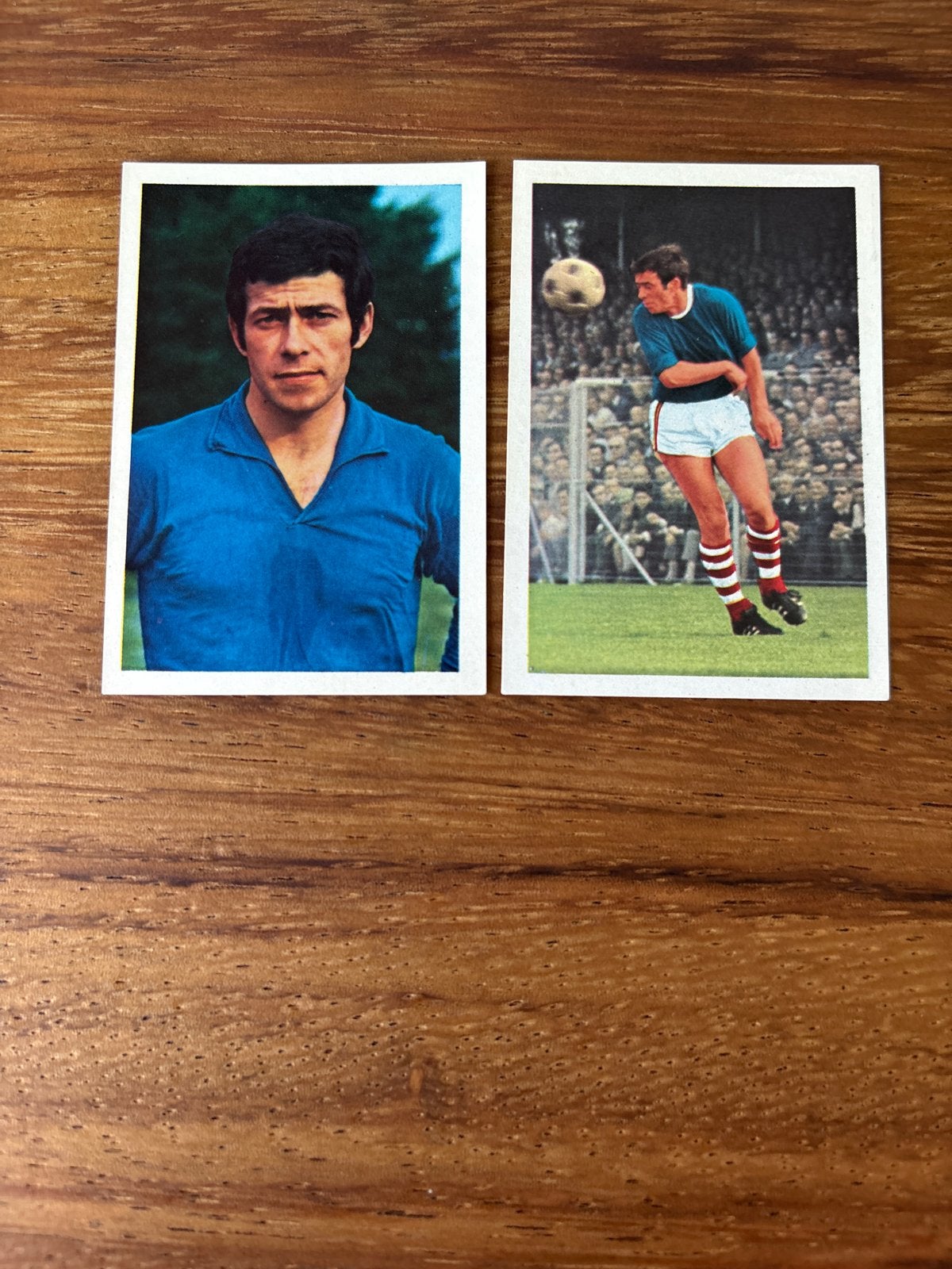 Wim van den Dungen PSV voetbalplaatjes (2 stuks), Ophalen of Verzenden, Gebruikt, PSV, Poster, Plaatje of Sticker