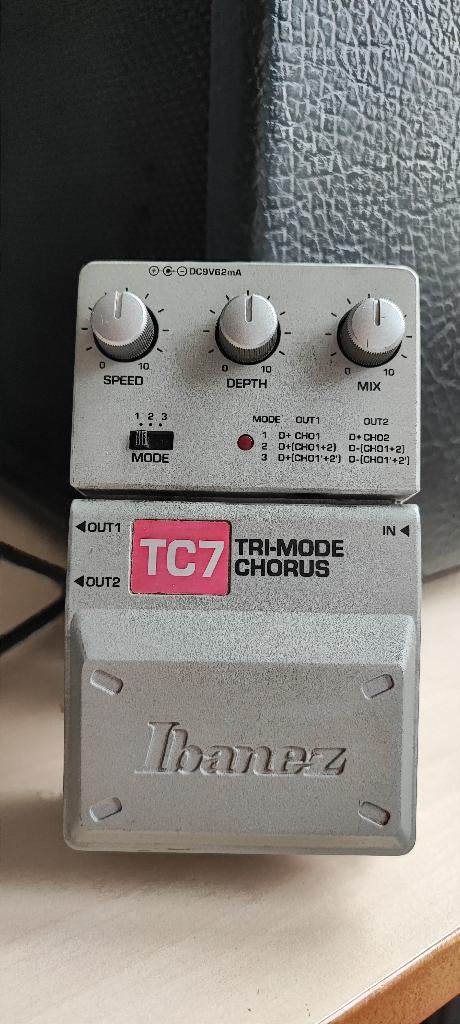 Ibanez TC7 Tri-Mode Chorus SN07301658, Gebruikt, 4613CB, Ophalen of Verzenden, Info@mokucustomguitars.com