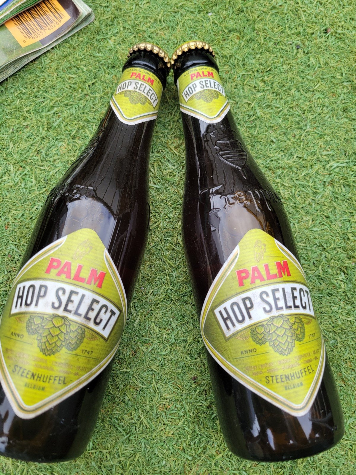 palm hop selectie ,foutieve fles 2x   collectors item, Ophalen of Verzenden, Flesje(s), Palm