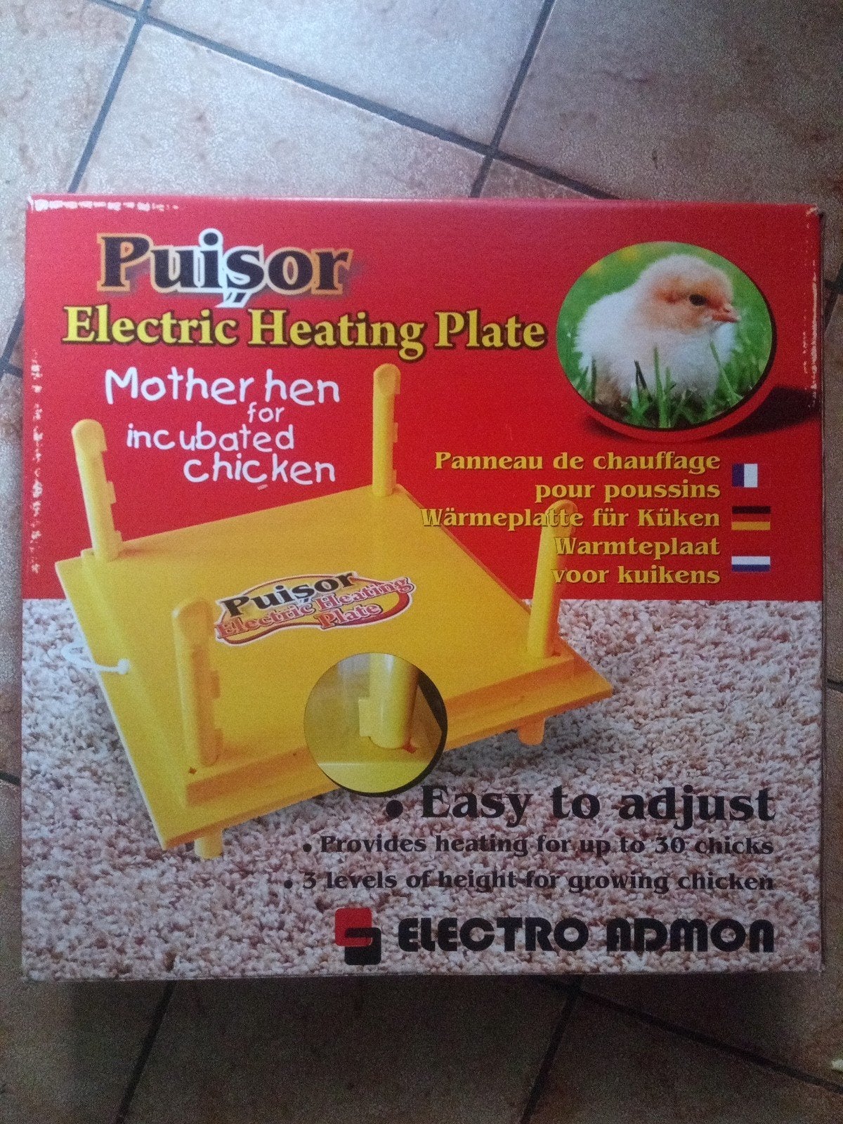 Puisor warmte plaat elektrisch 35x35 cm nieuw in doos, Dieren en Toebehoren, Ophalen of Verzenden, Nieuw, Overige typen