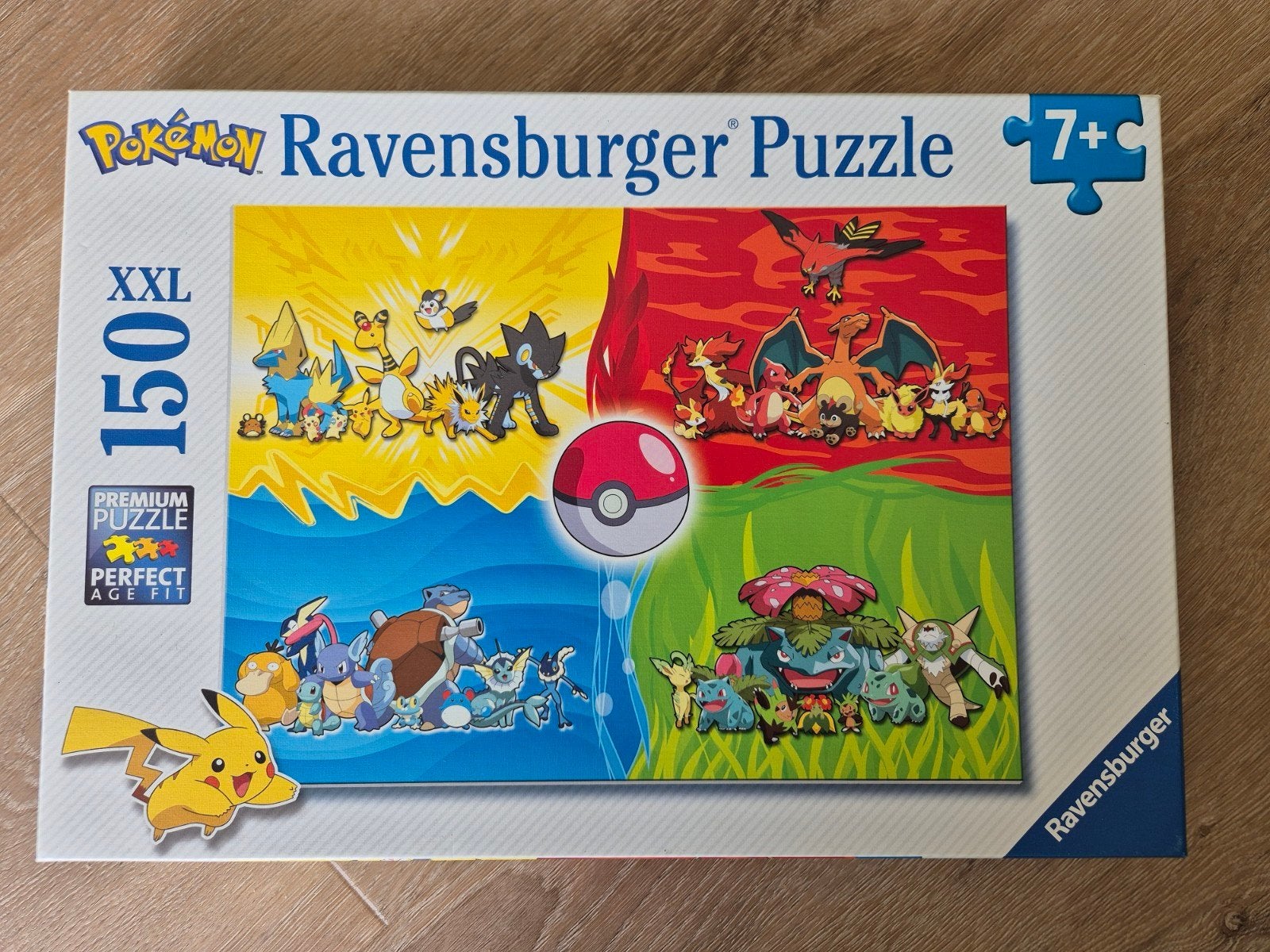 Pokémon Ravensburger Legpuzzel 150 stukjes, Ophalen of Verzenden, Zo goed als nieuw, 6 jaar of ouder