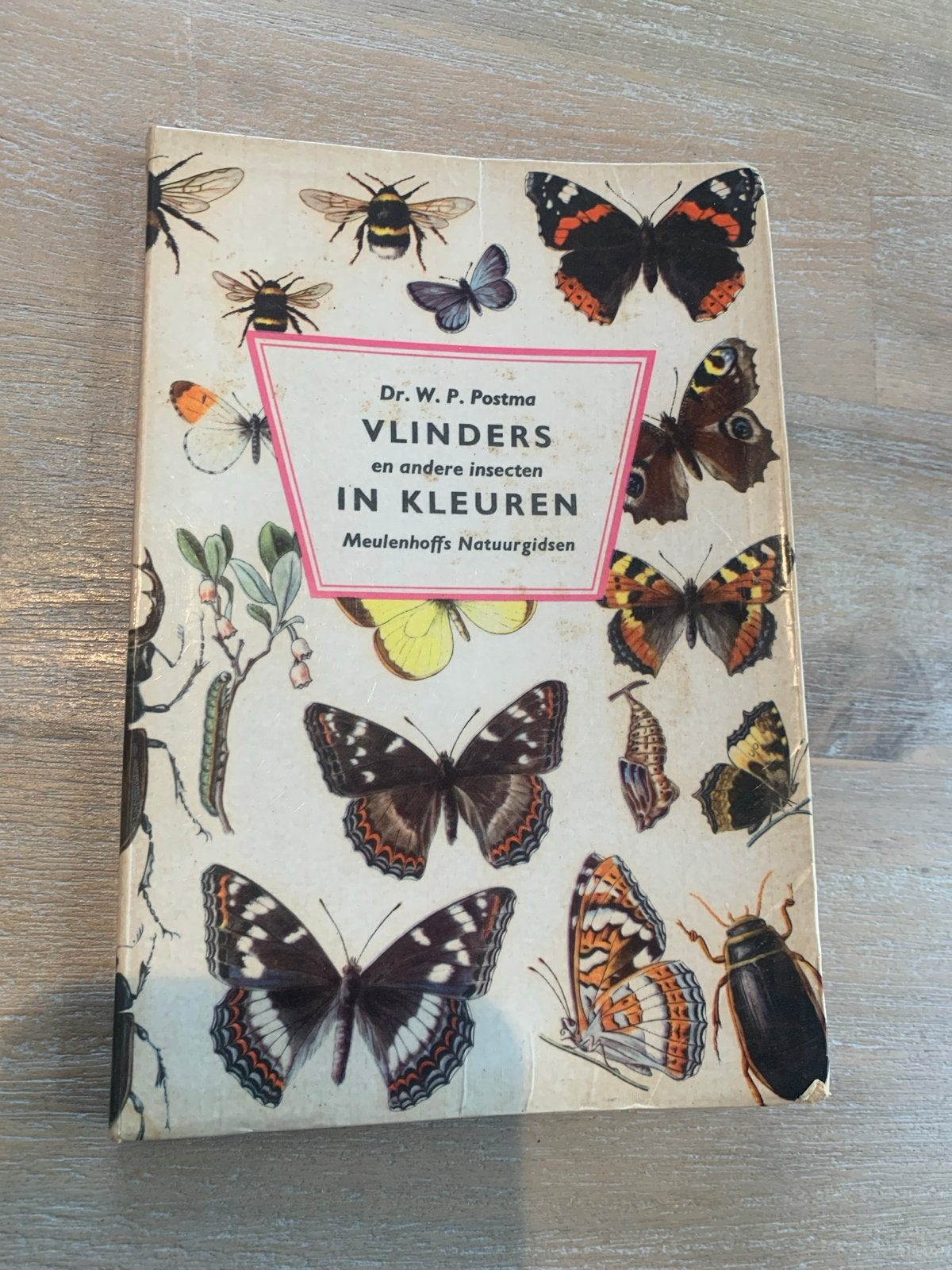 Vlinders en andere insecten in kleuren - Dr. W.P. Postma, Boeken, Ophalen of Verzenden, Gelezen, Overige onderwerpen