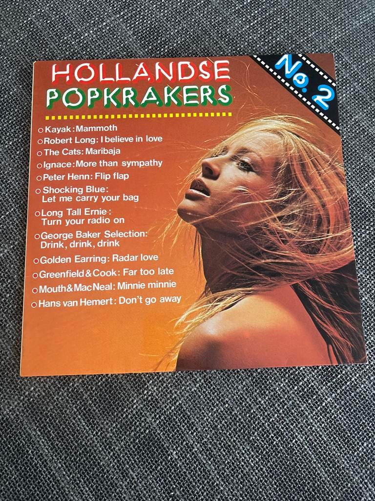 Hollandse Popkrakers No. 2 LP - Diverse Artiesten, Ophalen, Gebruikt, 12 inch