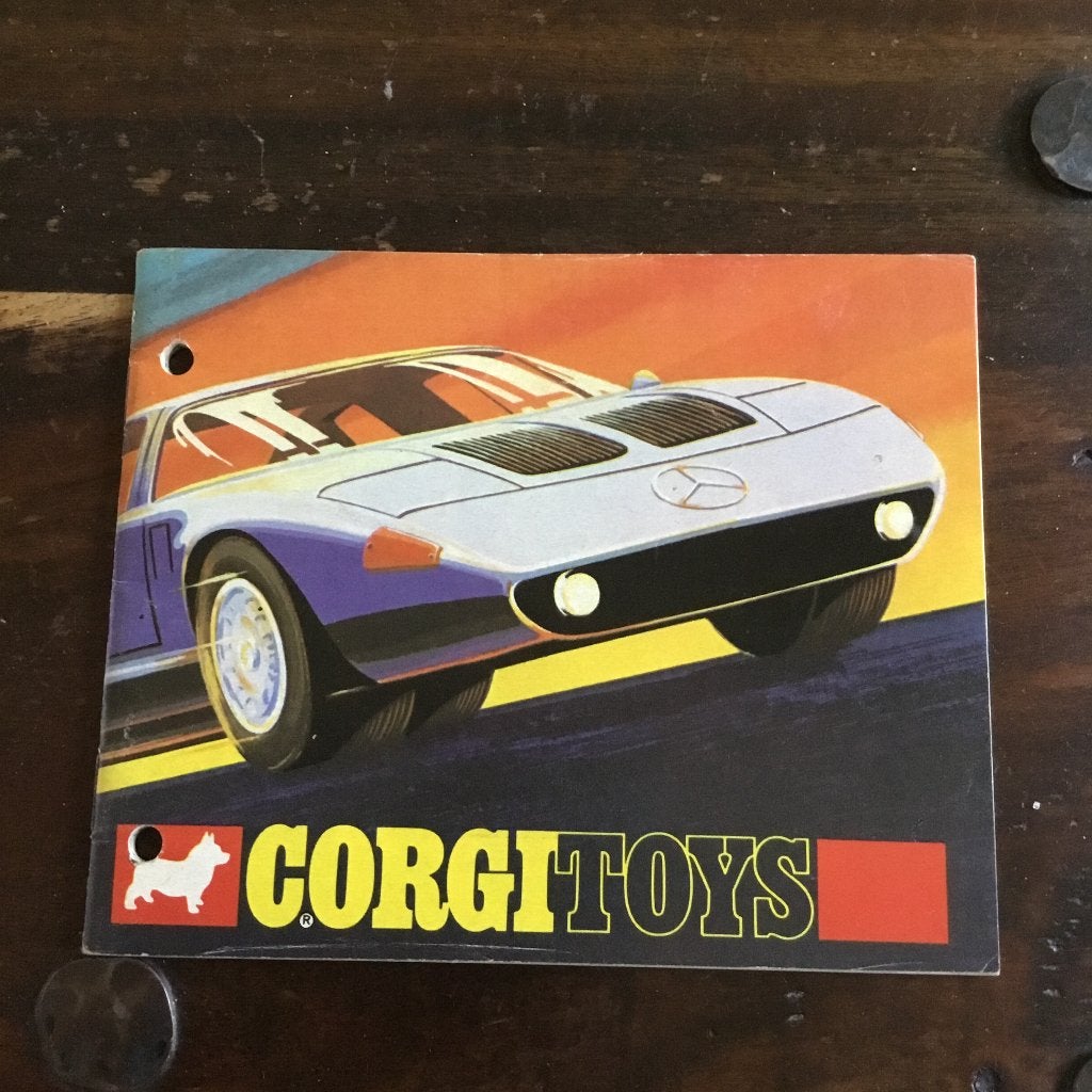 Corgi Toys - Folder Brochure Catalogus 1970, Ophalen of Verzenden, Zo goed als nieuw, Overige typen, Corgi