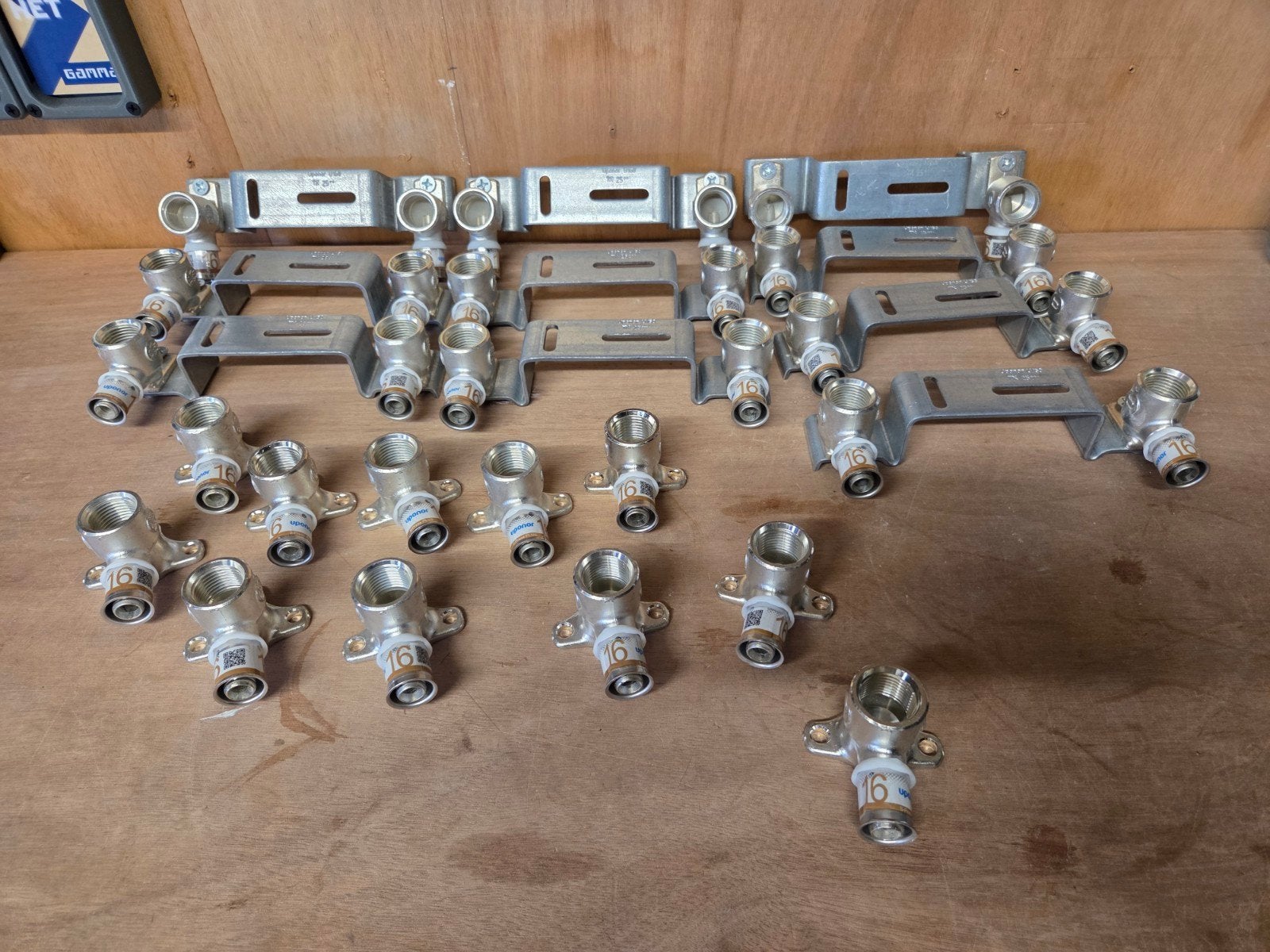 Uponor 165 stuks 16 en 20 mm., Overige materialen, Minder dan 20 mm, 6 meter of meer, Overige typen