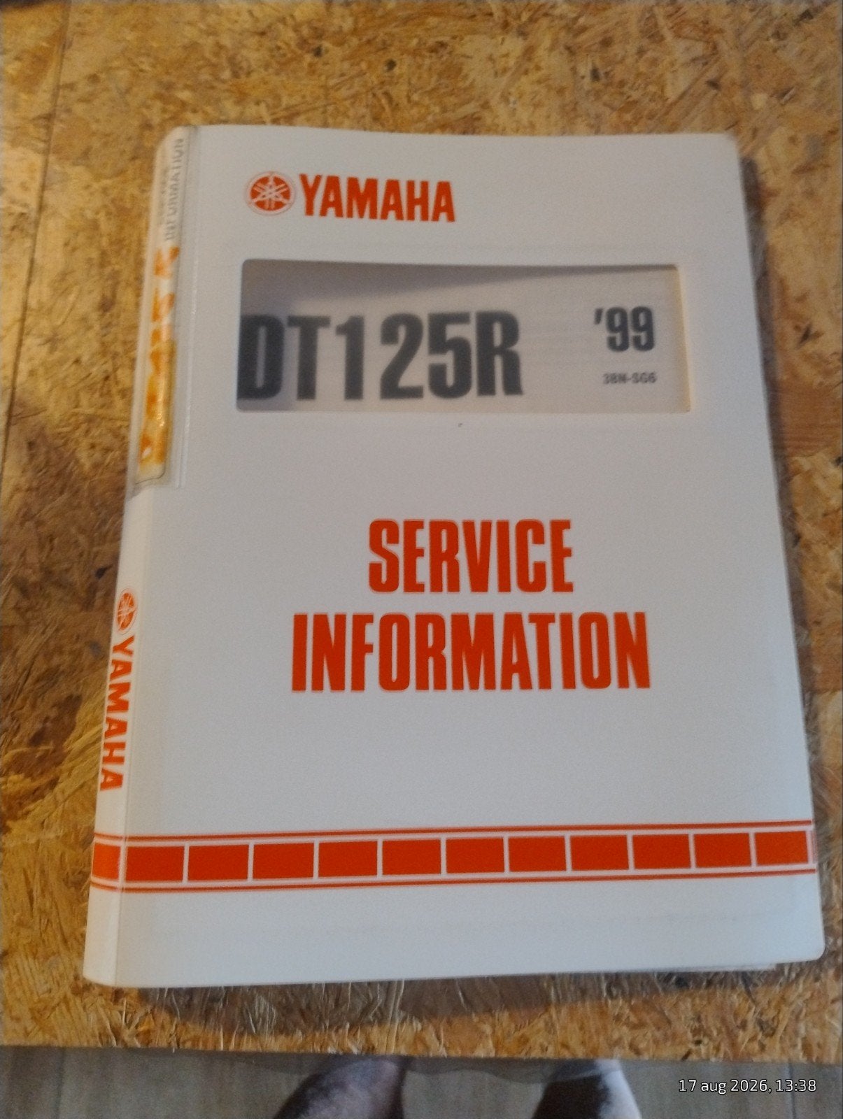Yamaha DT125R Service Informatie Boekjes (1989-1999), Verzenden, Yamaha