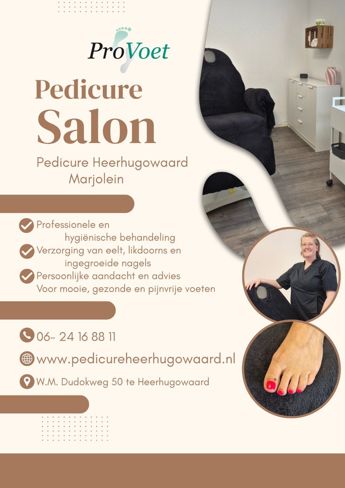 Pedicure behandeling in Heerhugowaard, Ophalen