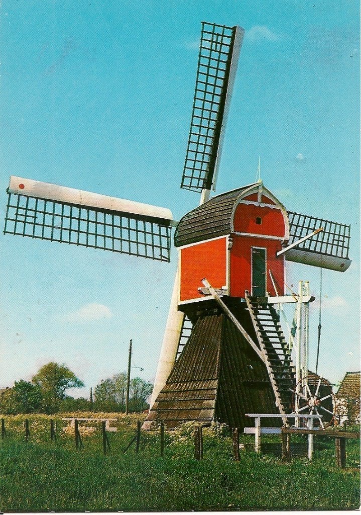 Poldermolen van het Waterschap Buitenweg, Maarssen, Ophalen of Verzenden, 1980 tot heden, Ongelopen, Utrecht