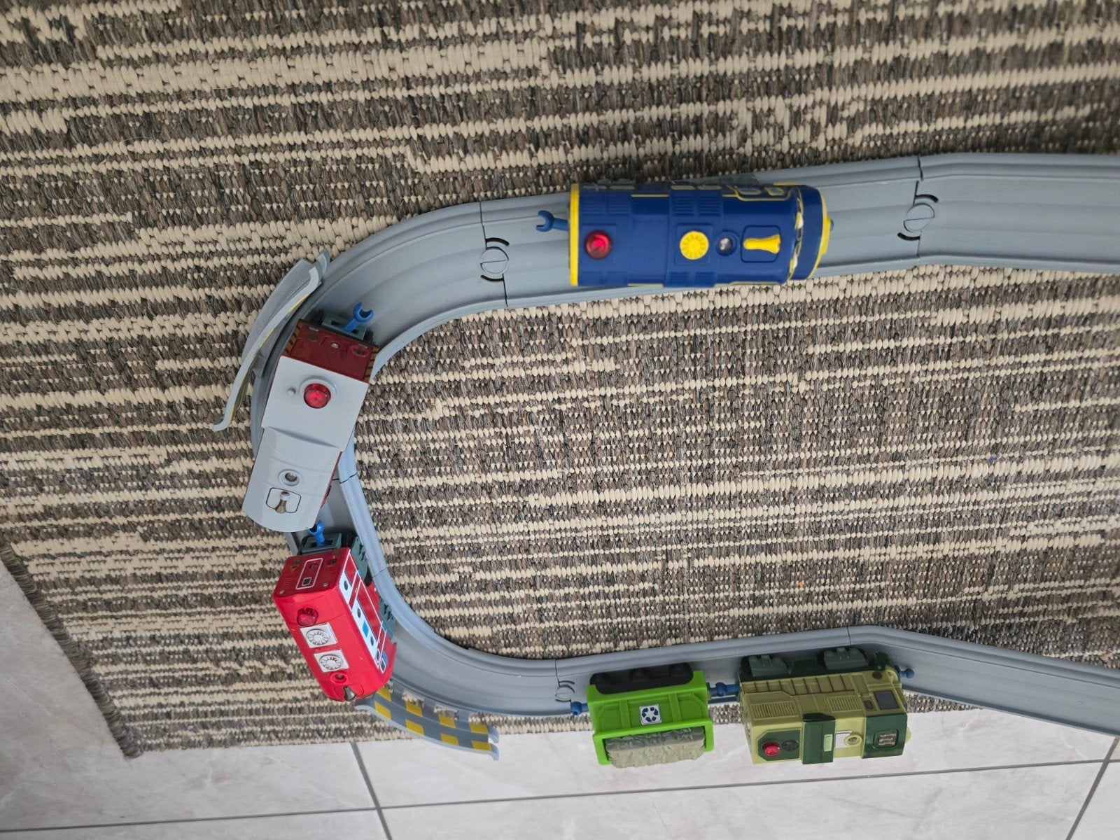 Grote Chuggington Treinbaan met Treinen, Ophalen of Verzenden, Gebruikt