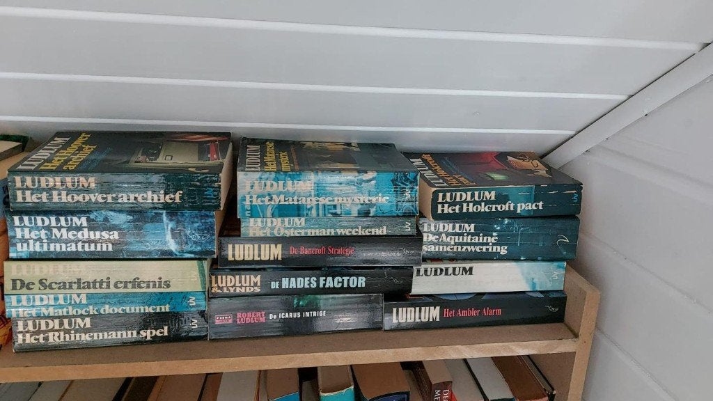 Ludlum Misdaad Romans 13 boeken, Gelezen, Ophalen of Verzenden, Nederland, Robert Ludlum
