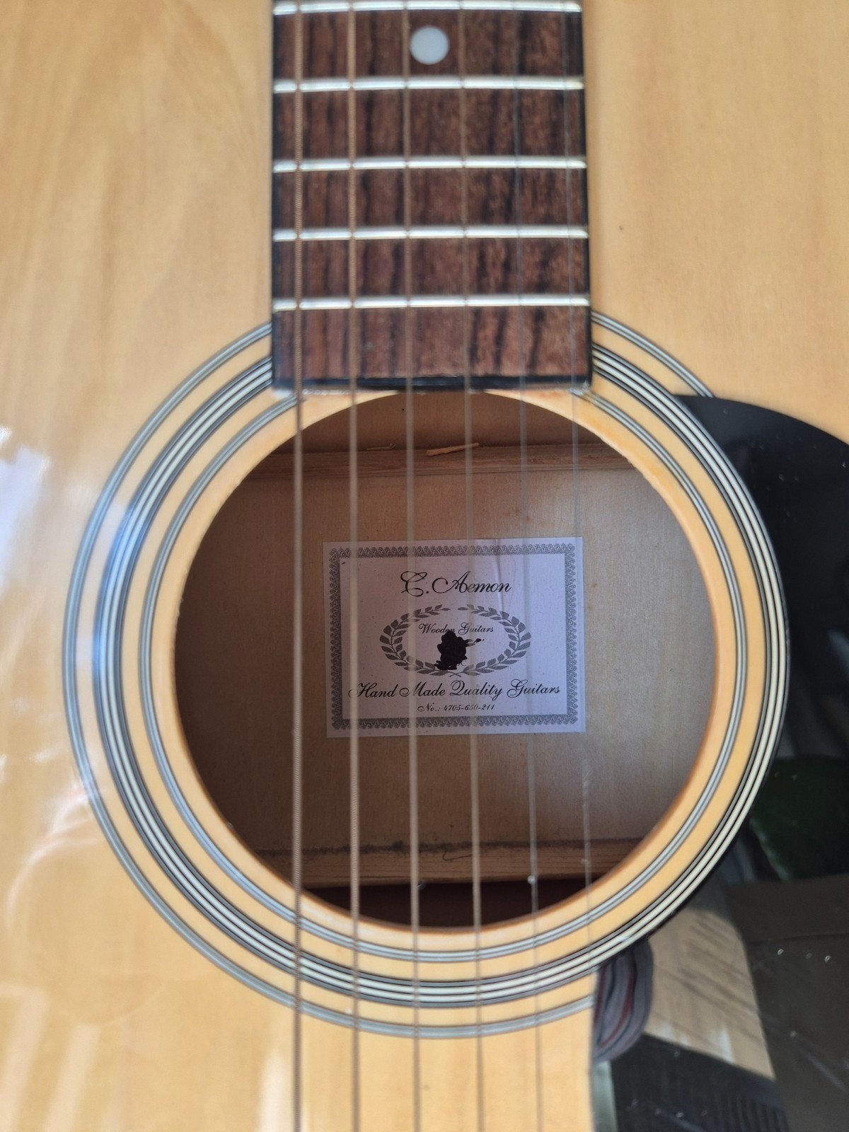 Foto 3 van Gitaar C. Aemon