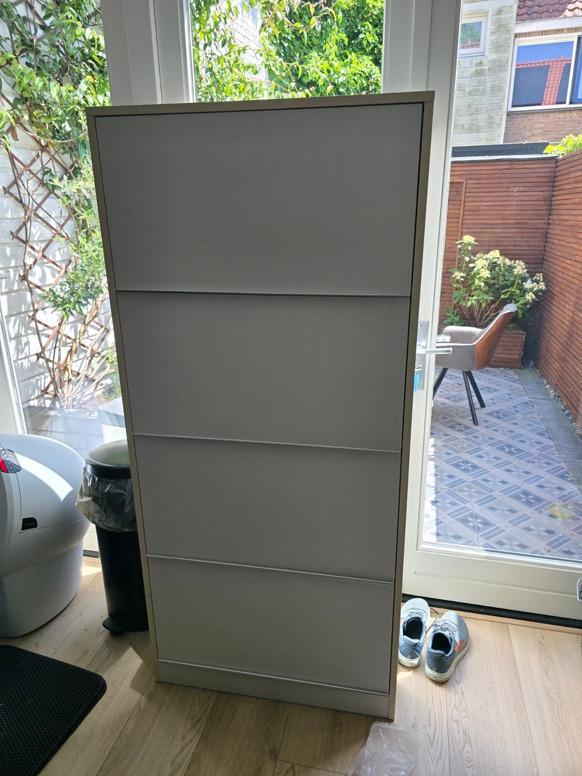 Ikea Kast 170x80x50 cm met 4 Afsluitbare Delen, Ophalen, Overige materialen, Modern, functioneel, 50 tot 100 cm