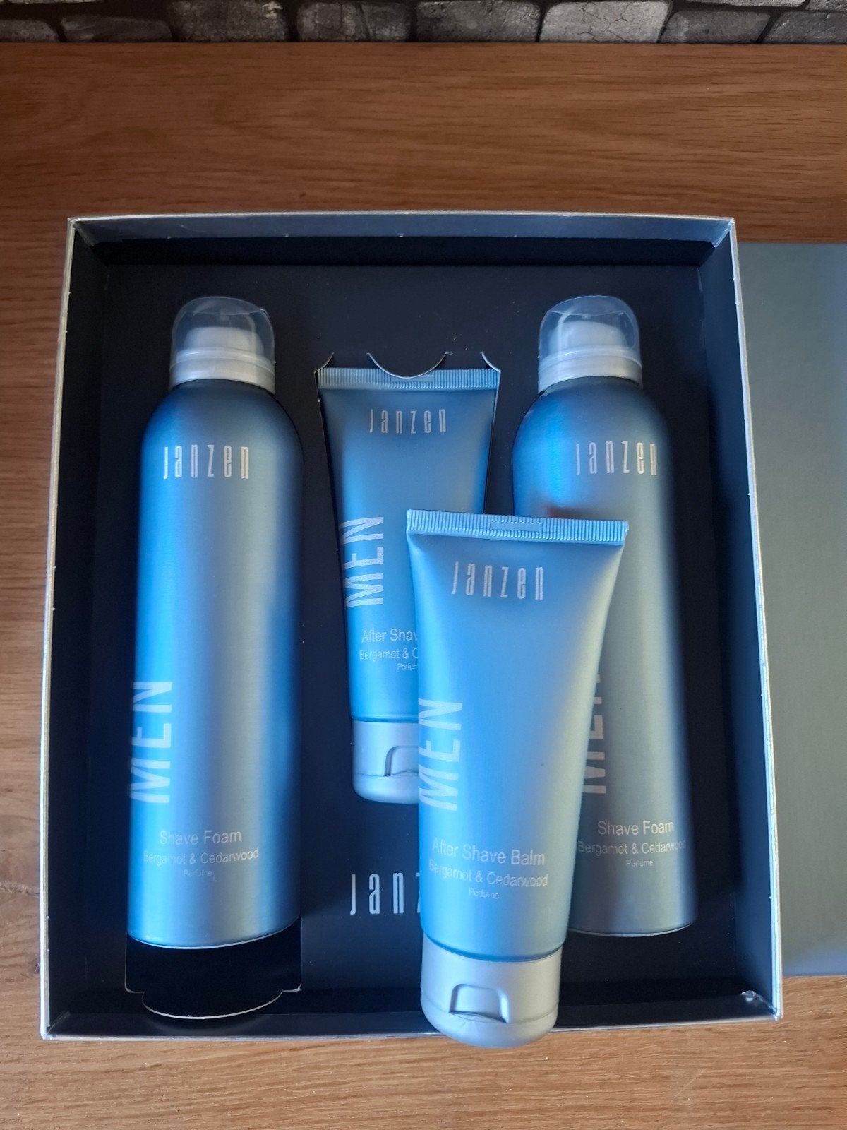 Janzen Men Scheerset Bergamot & Cederhout, Ophalen of Verzenden, Nieuw