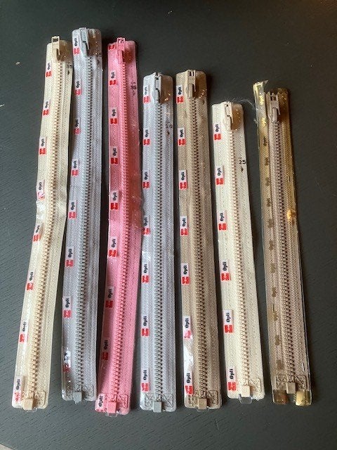 Ritsen nylon P60 merk Optium deelbaar 25-30-35cm vanaf €2,50, Ophalen of Verzenden, Nieuw, Rits of Sluiting