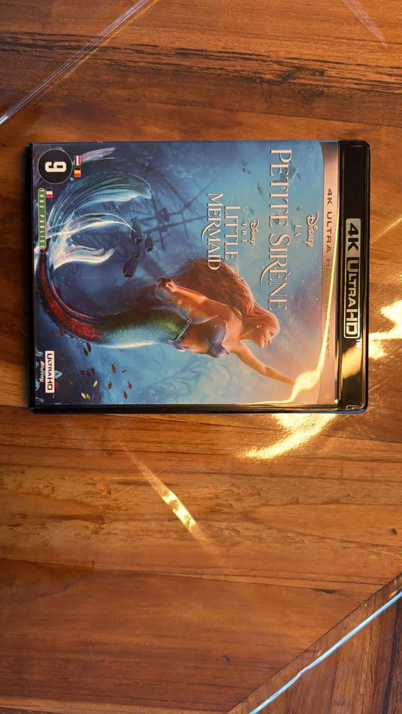 The Little Mermaid 4K Ultra HD, Cd's en Dvd's, Vanaf 6 jaar, Ophalen of Verzenden, Zo goed als nieuw, Actie