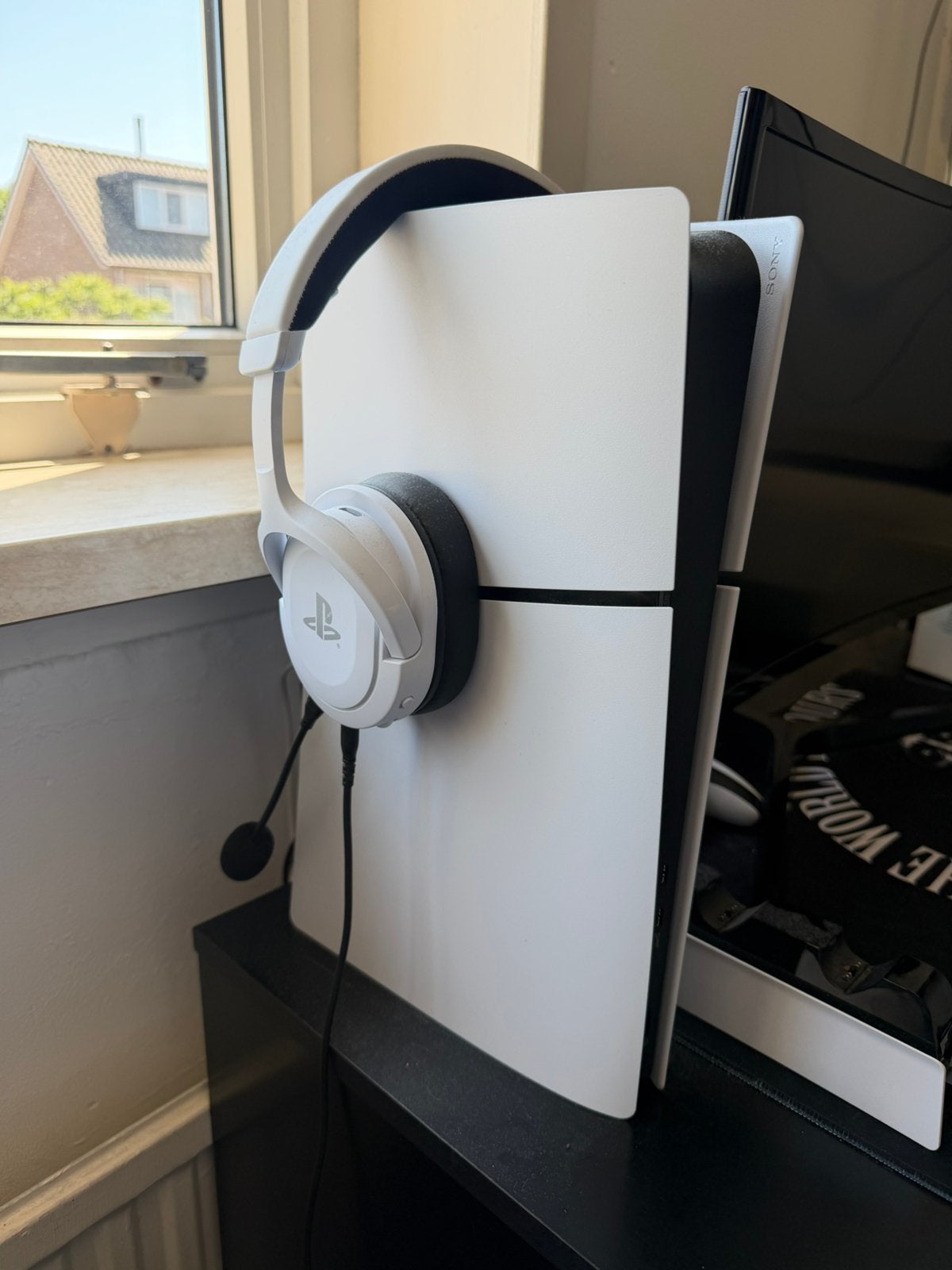 Ps5 + controller en monitor + burea, Ophalen of Verzenden, Zo goed als nieuw
