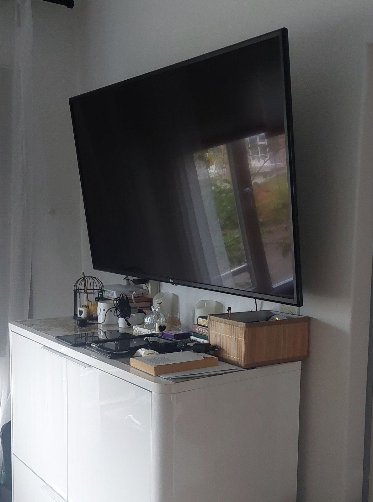 smart tv LG  55'', Ophalen, 50 Hz, Zo goed als nieuw, 100 cm of meer