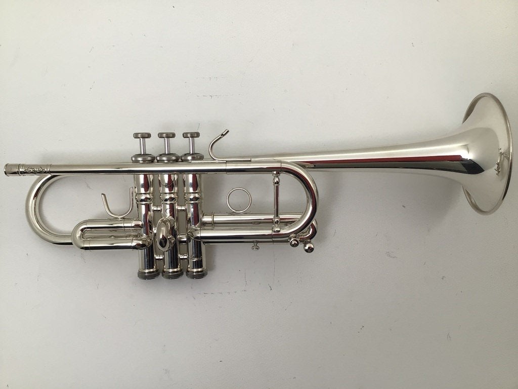 Gebruikte C Trompet Stomvi Mahler Titanium, Silver, Muziek en Instrumenten, Gebruikt, -, Ophalen of Verzenden, Stomvi