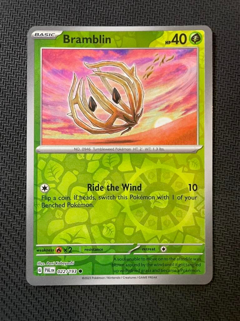 Bramblin 022/193 Reverse Holo Paldea Evolved Packfresh, Verzenden, Zo goed als nieuw