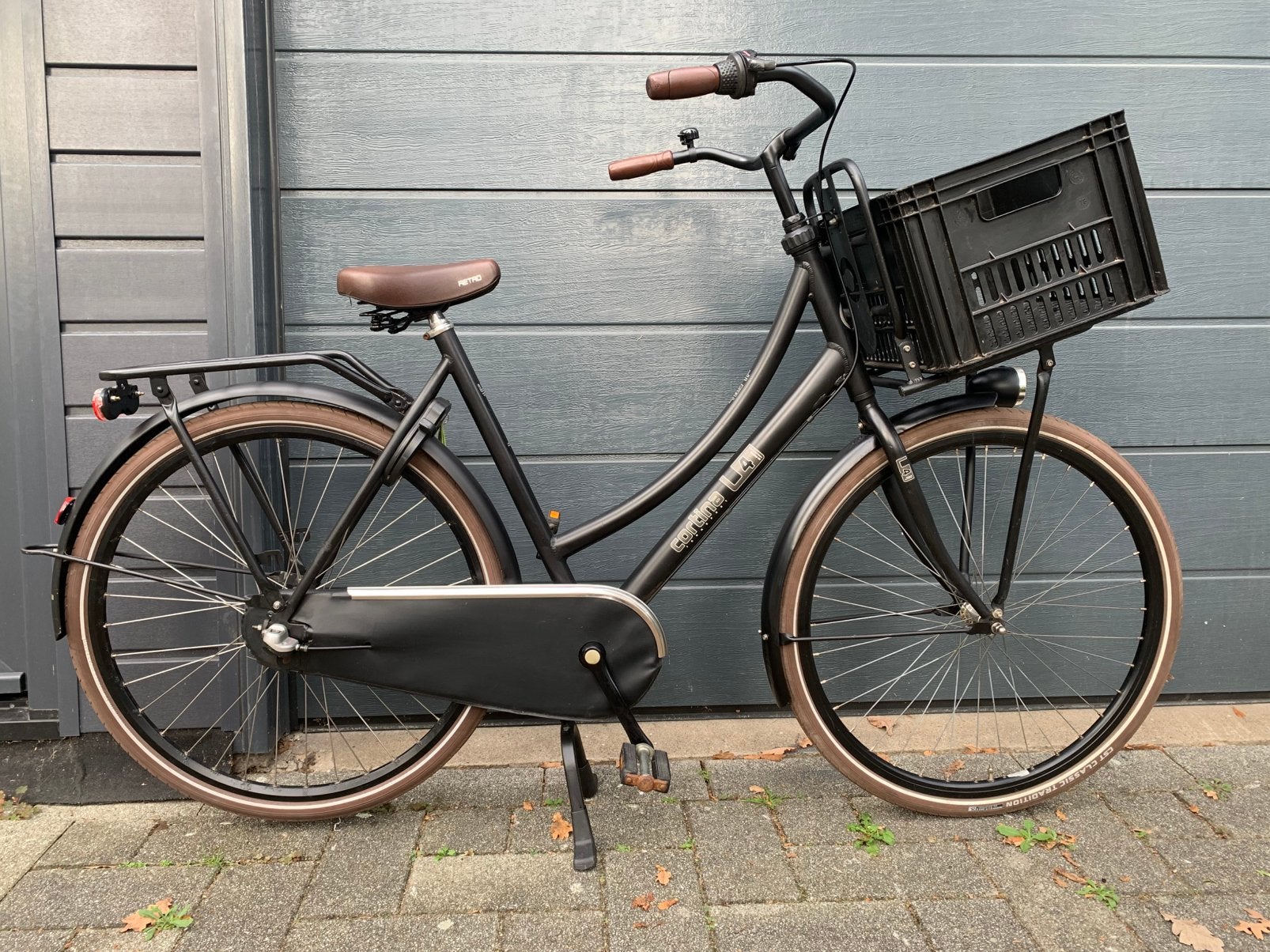 Nette Cortina U4 RN3 transportfiets 3versnellingen, Terugtraprem, (Extra) lage instap, 56 cm of meer, Zo goed als nieuw