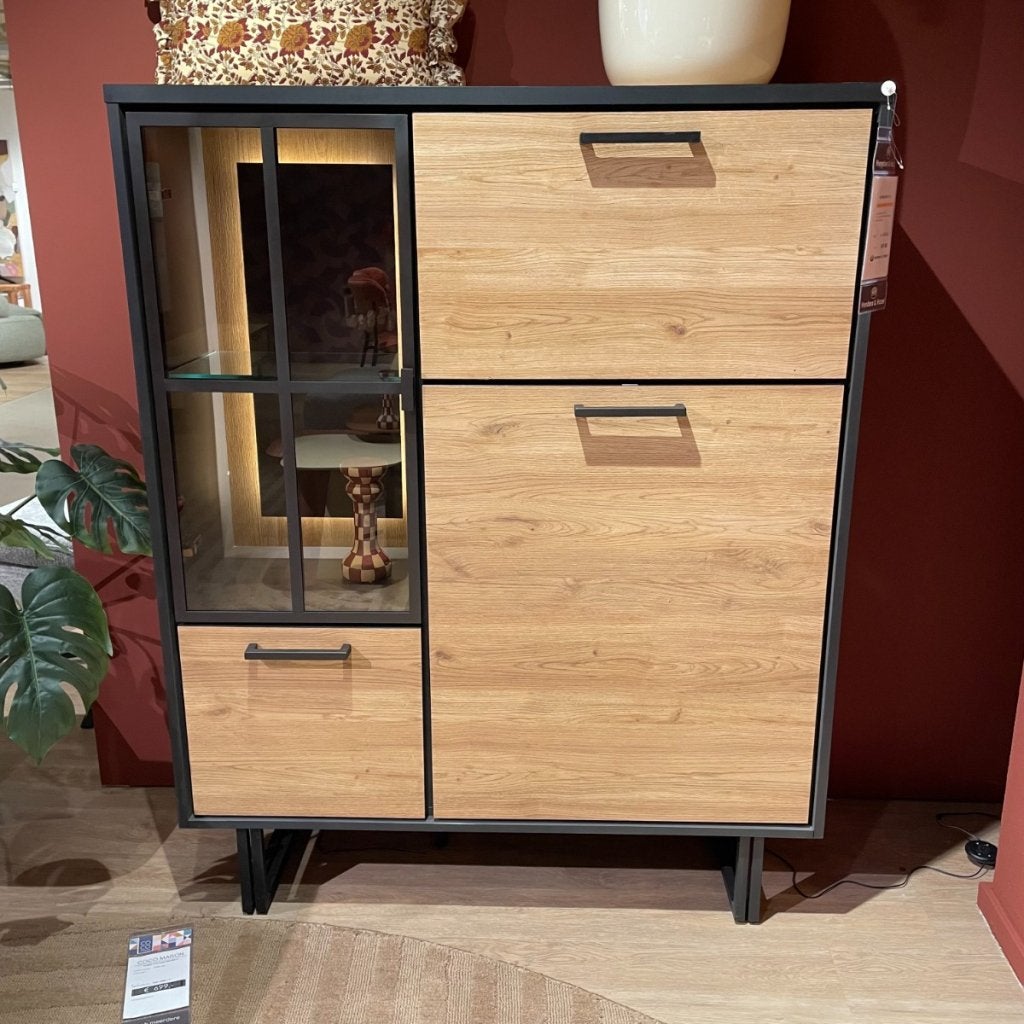 Avalon Opbergkast 120cm Natural - Henders & Hazel, Niet ingevuld, Niet ingevuld, Niet ingevuld