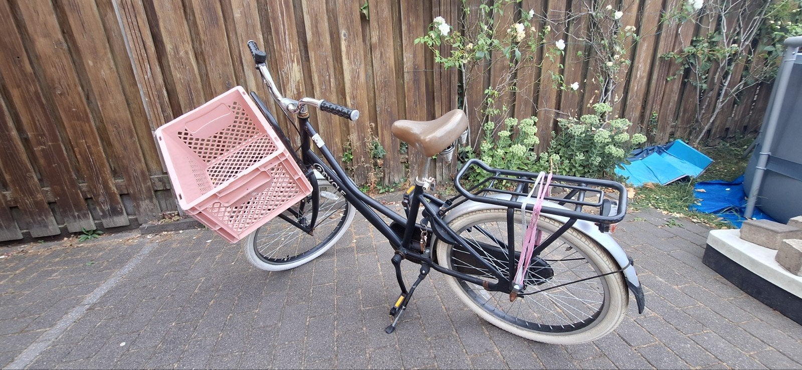 Gebruikte fiets 22 inch met mandje, Ophalen of Verzenden, Gebruikt, 22 inch, Handrem