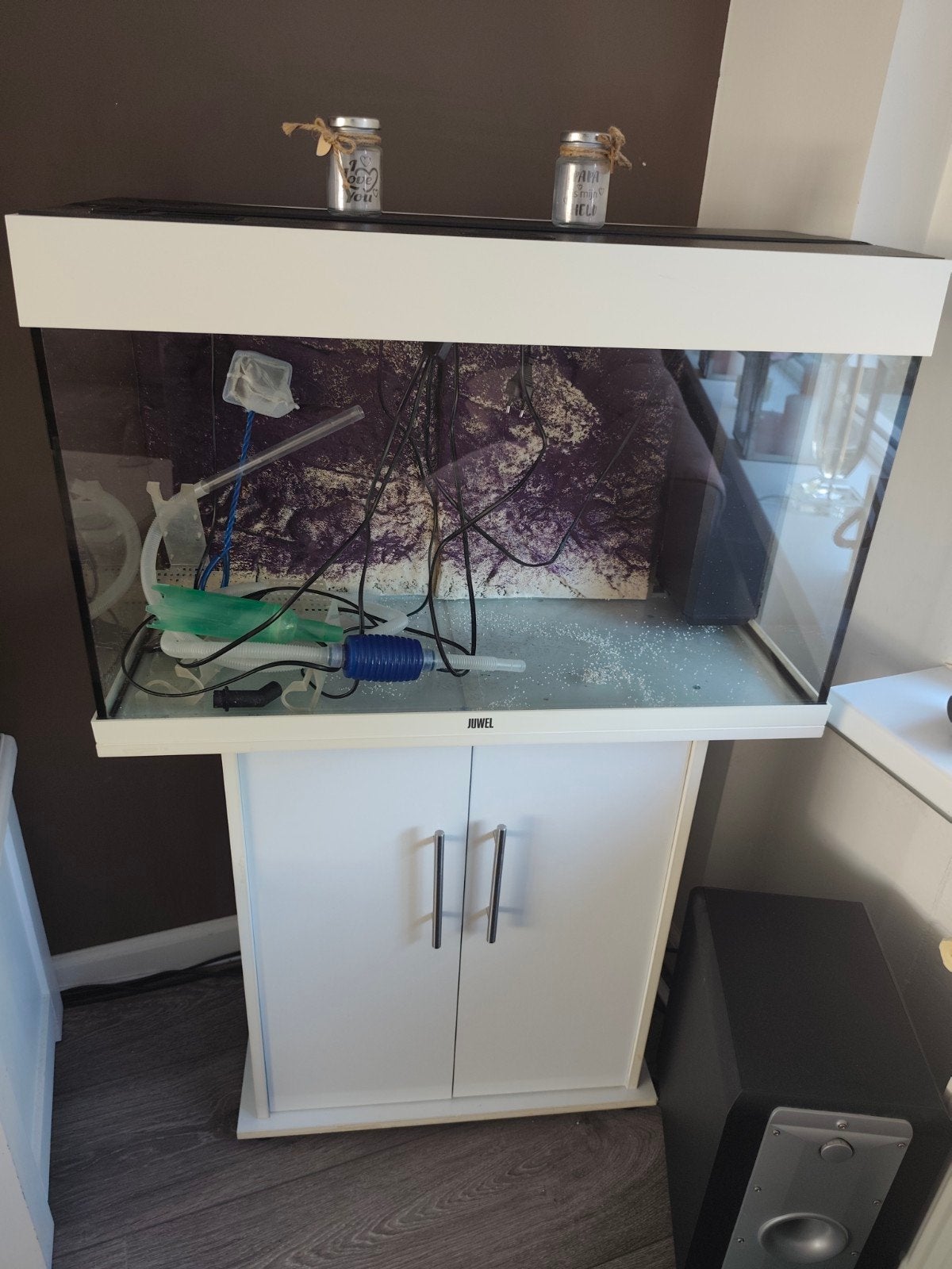 juwel 125 led rio, Ophalen, Gebruikt, Leeg aquarium, Verwarming