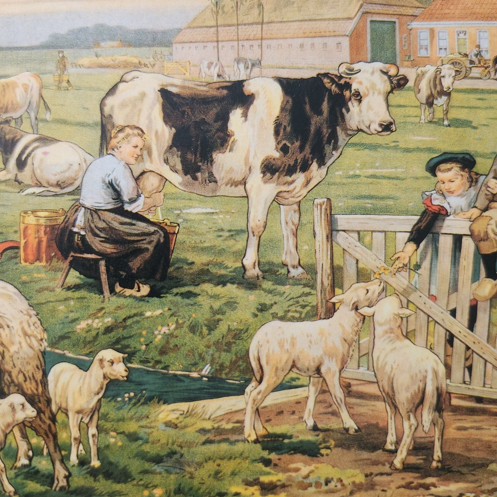 Ansichtkaart 'In de weide' - Cornelis Jetses (1873-1955), Verzamelen, Verzenden, 1980 tot heden, Ongelopen, Cultuur en Media
