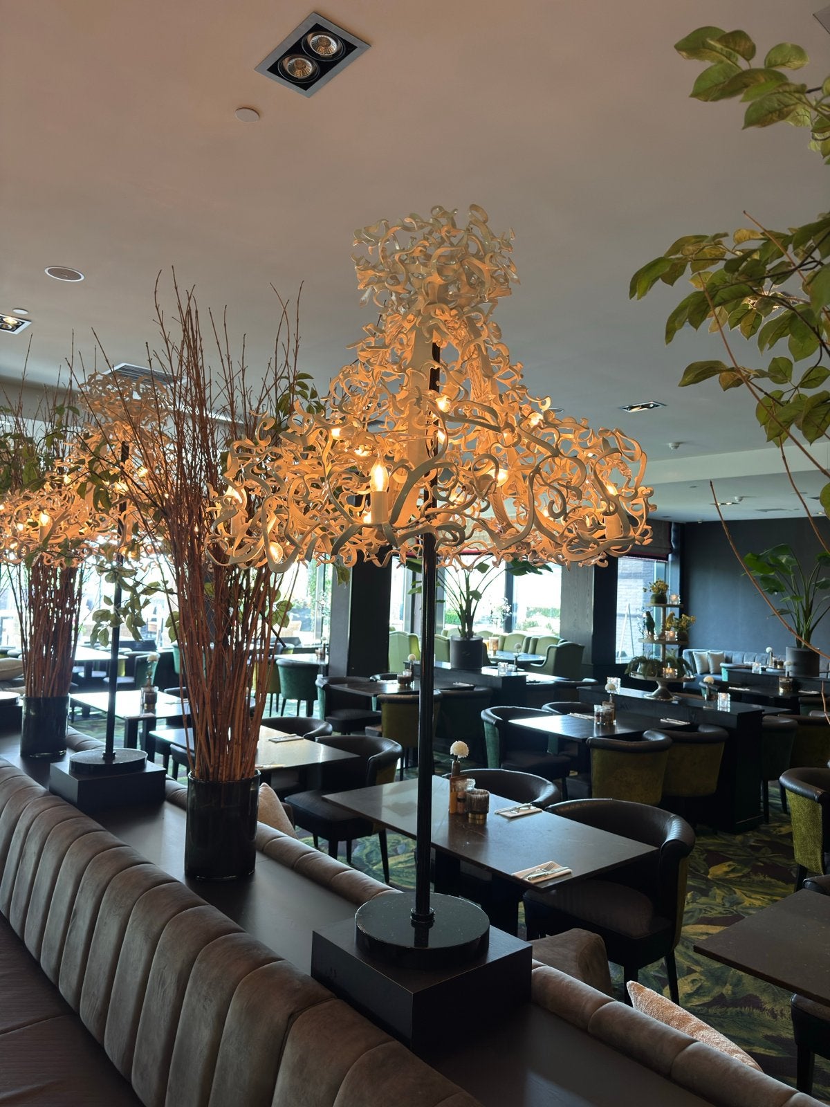 Unieke Design Lamp met Organische Vormen - Brand van Egmond, Ophalen, Gebruikt