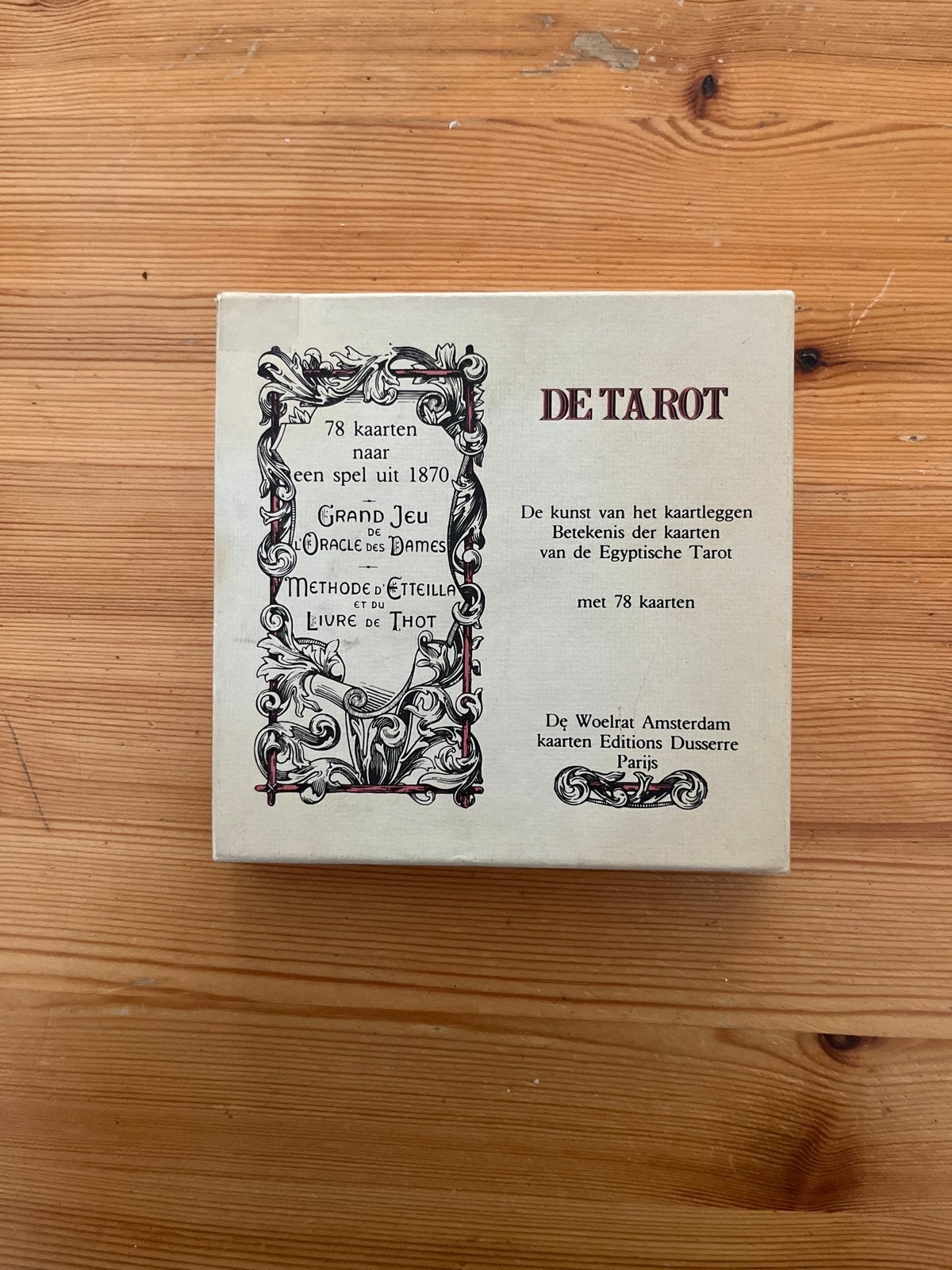 De EgyptischeTarot - Grand Jeu Oracle des Dames - 78 kaarten, Ophalen of Verzenden, Zo goed als nieuw