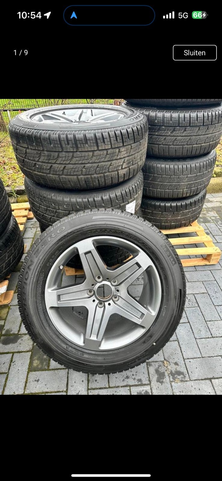 Mercedes G-Klasse G350 G500 G55 Amg ,19 Inch Amg Velgen, Auto-onderdelen, 275 mm, Nieuw, Zomerbanden, Ophalen