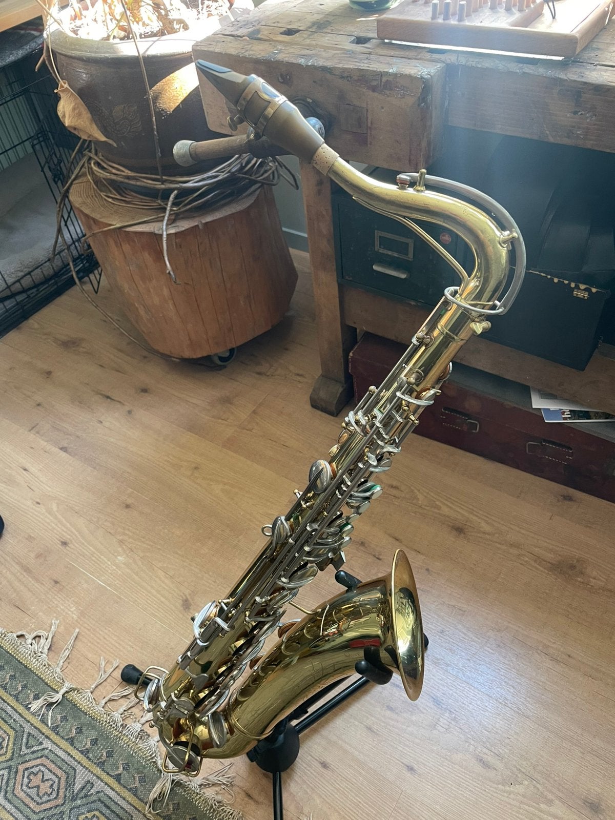 Tenorsax Conn 16M, Ophalen, Gebruikt, Tenor, Met koffer