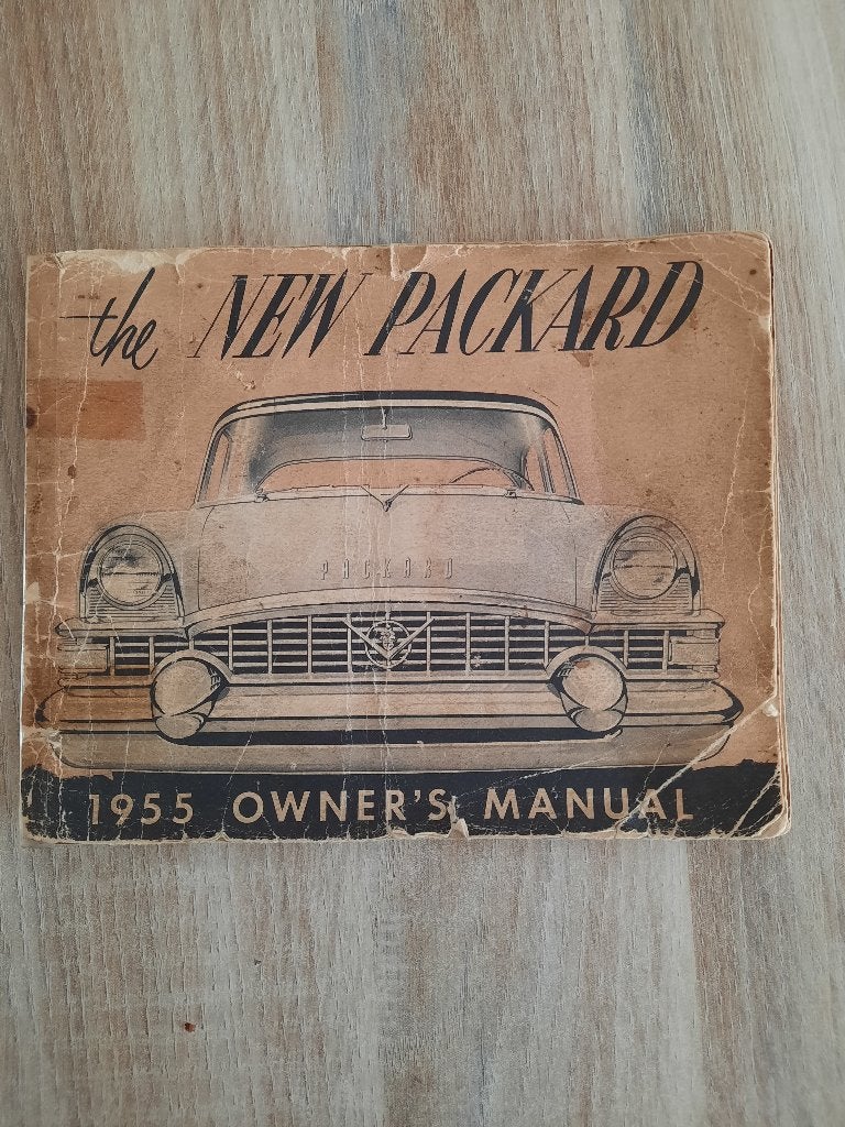 Instructieboekje owner's manual packard  400 1955, Ophalen of Verzenden