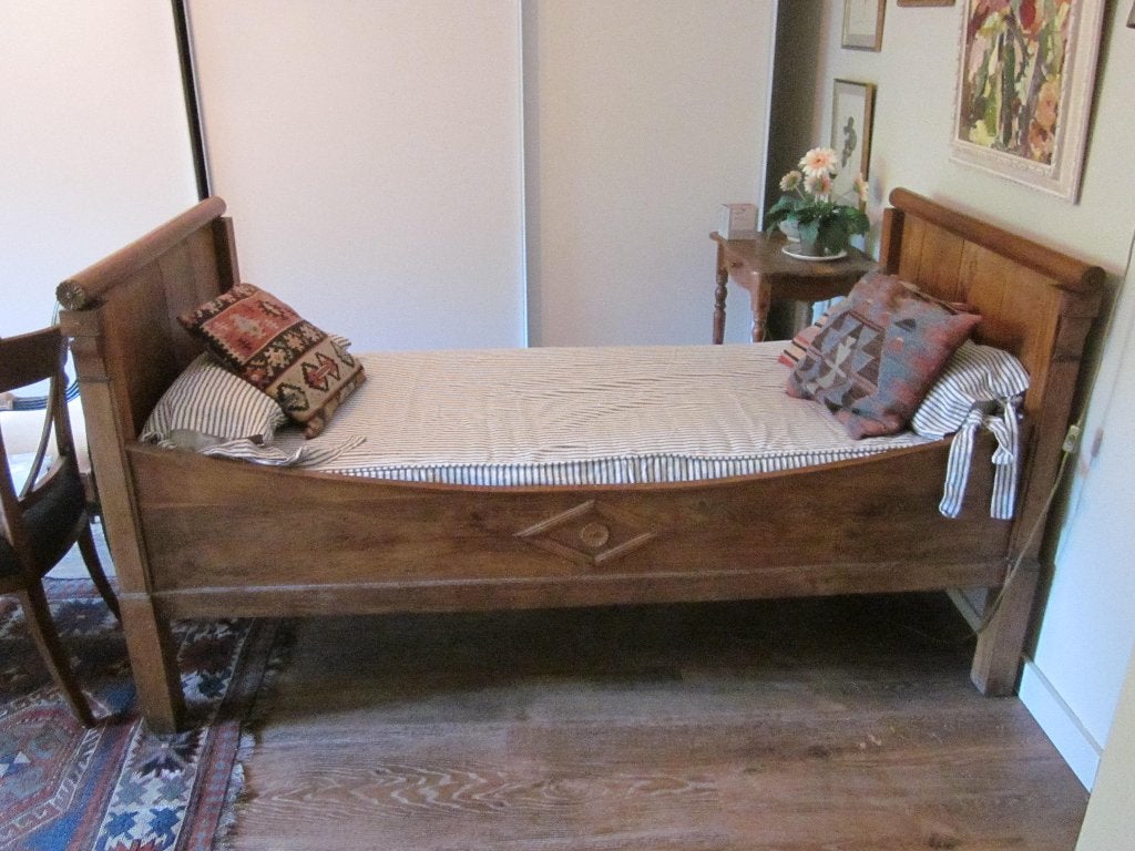 antiek Frans houten bed, Antiek en Kunst, Antiek | Meubels | Bedden, Ophalen