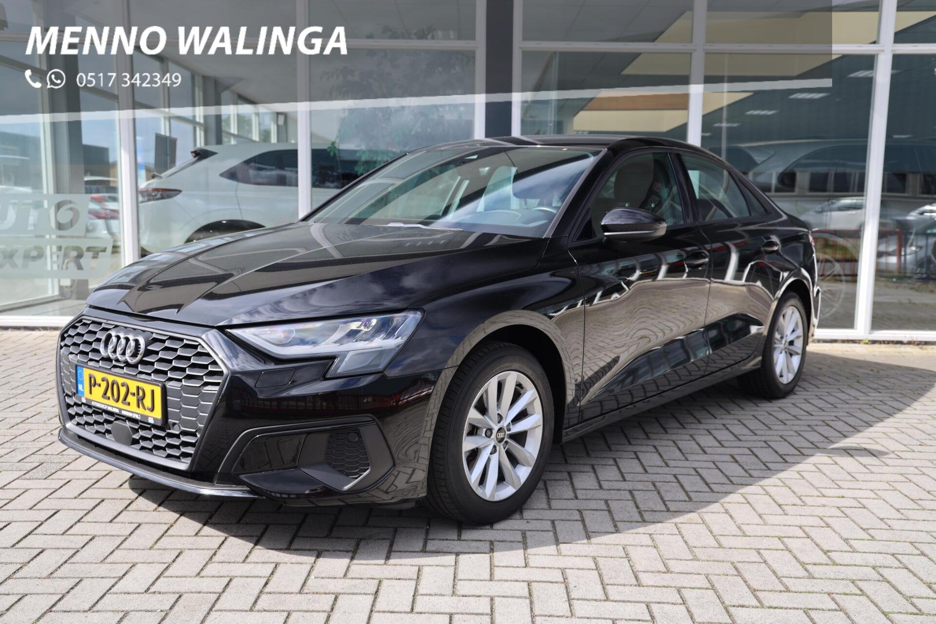 Audi A3 Limousine 30 TFSI Pro Line|Automaat|NAP|Cruise contr, Auto's, Audi, Zwart, Origineel Nederlands, Bedrijf, 3 cilinders