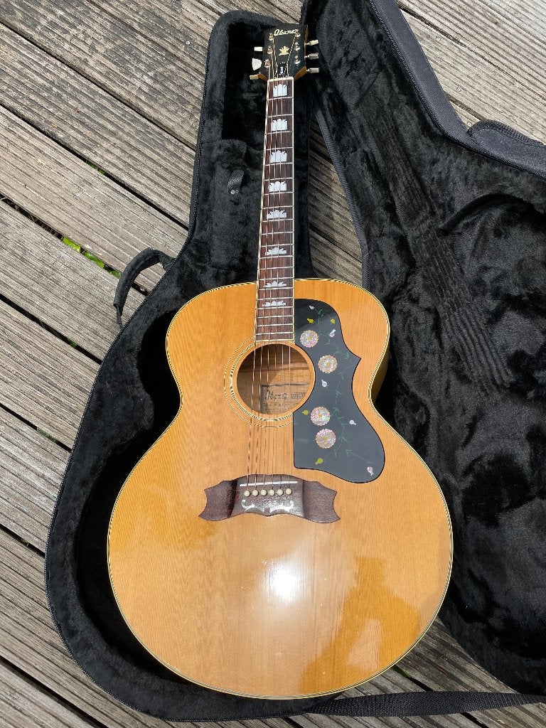Ibanez Pre Lawsuit Jumbo Concord E-698, Muziek en Instrumenten, Ophalen of Verzenden, Zo goed als nieuw, Western- of Steelstringgitaar