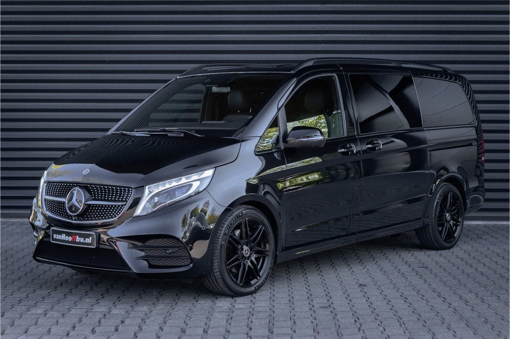 Mercedes-Benz V-Klasse 300d Lang DC AMG-Line Burmester - ACC, Achterwielaandrijving, Gebruikt, 4 cilinders, Zwart