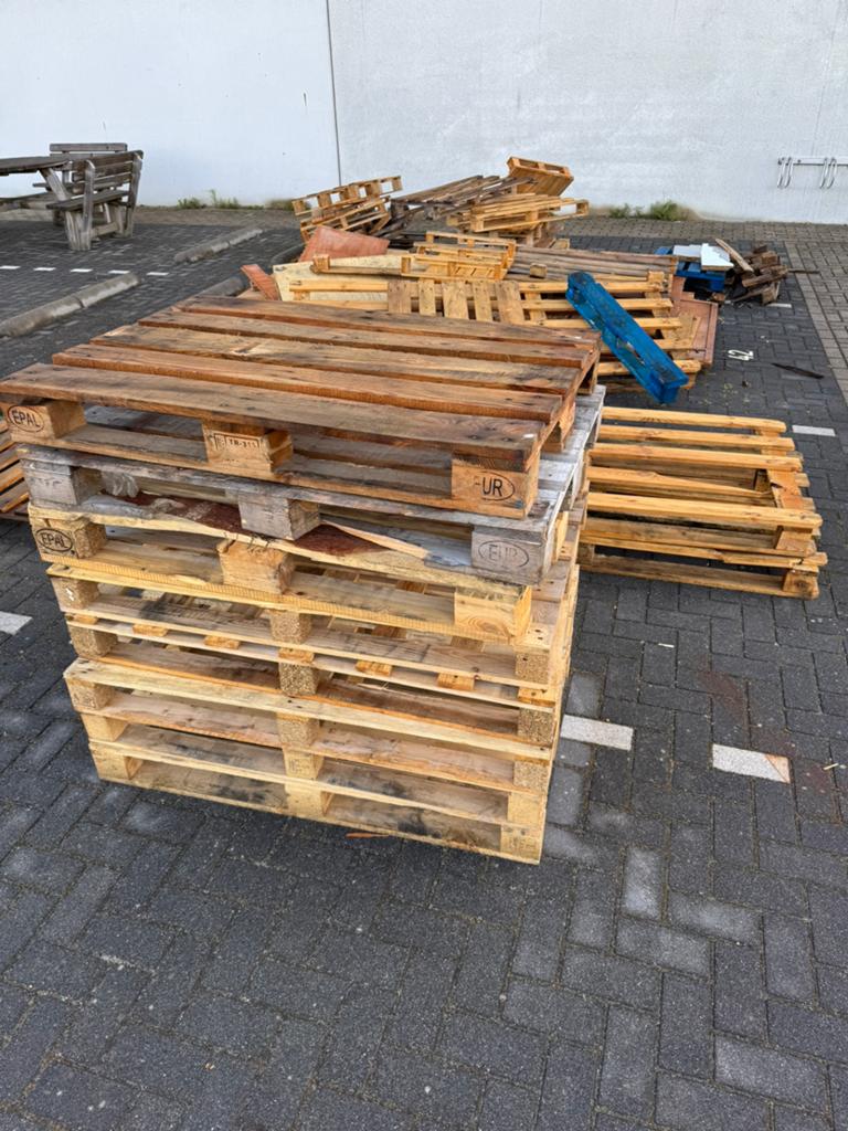 Gratis ophalen pallets diverse soorten, Gebruikt, Ophalen of Verzenden, Pallet, Minder dan 200 cm