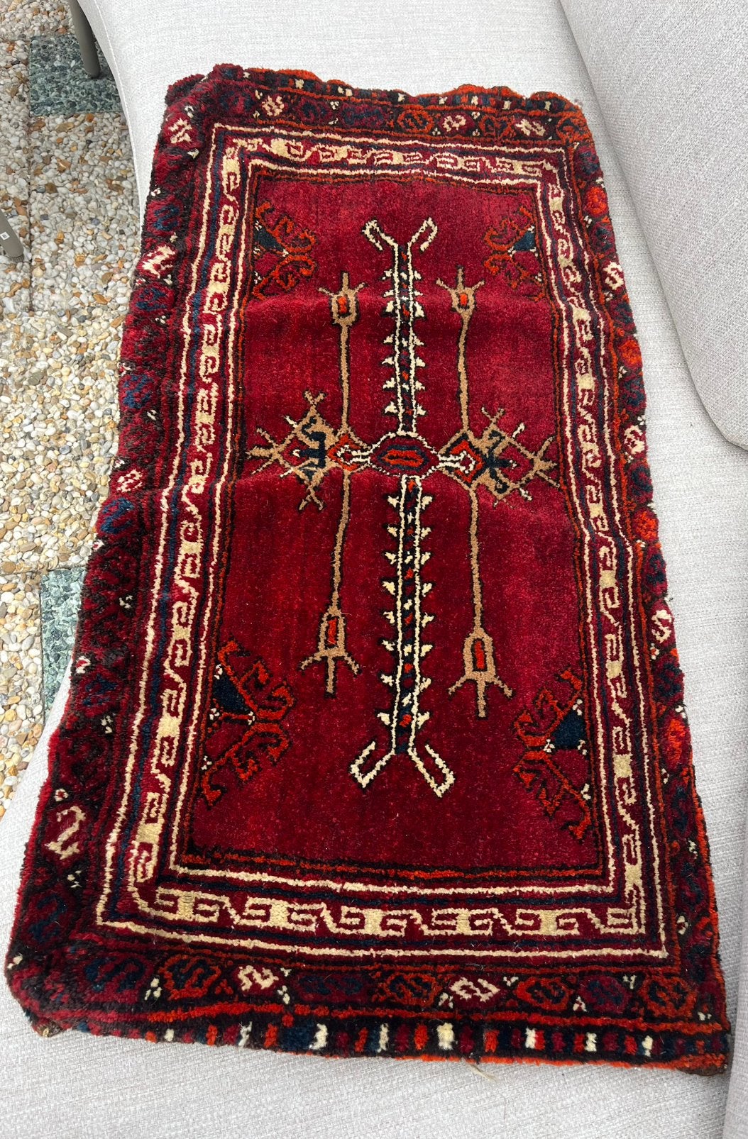 Antieke Baluch (Belouch) tas, Tapijt, Namakdan Handgeknoopt, Ophalen of Verzenden
