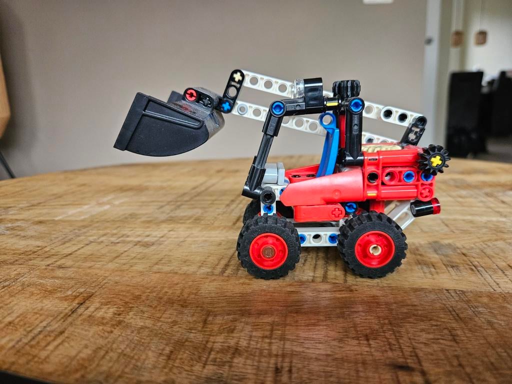 Lego Technic 42116 Skidsteer Loader - Compacte Bouwmachine, Ophalen of Verzenden, Zo goed als nieuw, Complete set, Lego